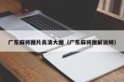 广东麻将图片高清大图（广东麻将图解说明）